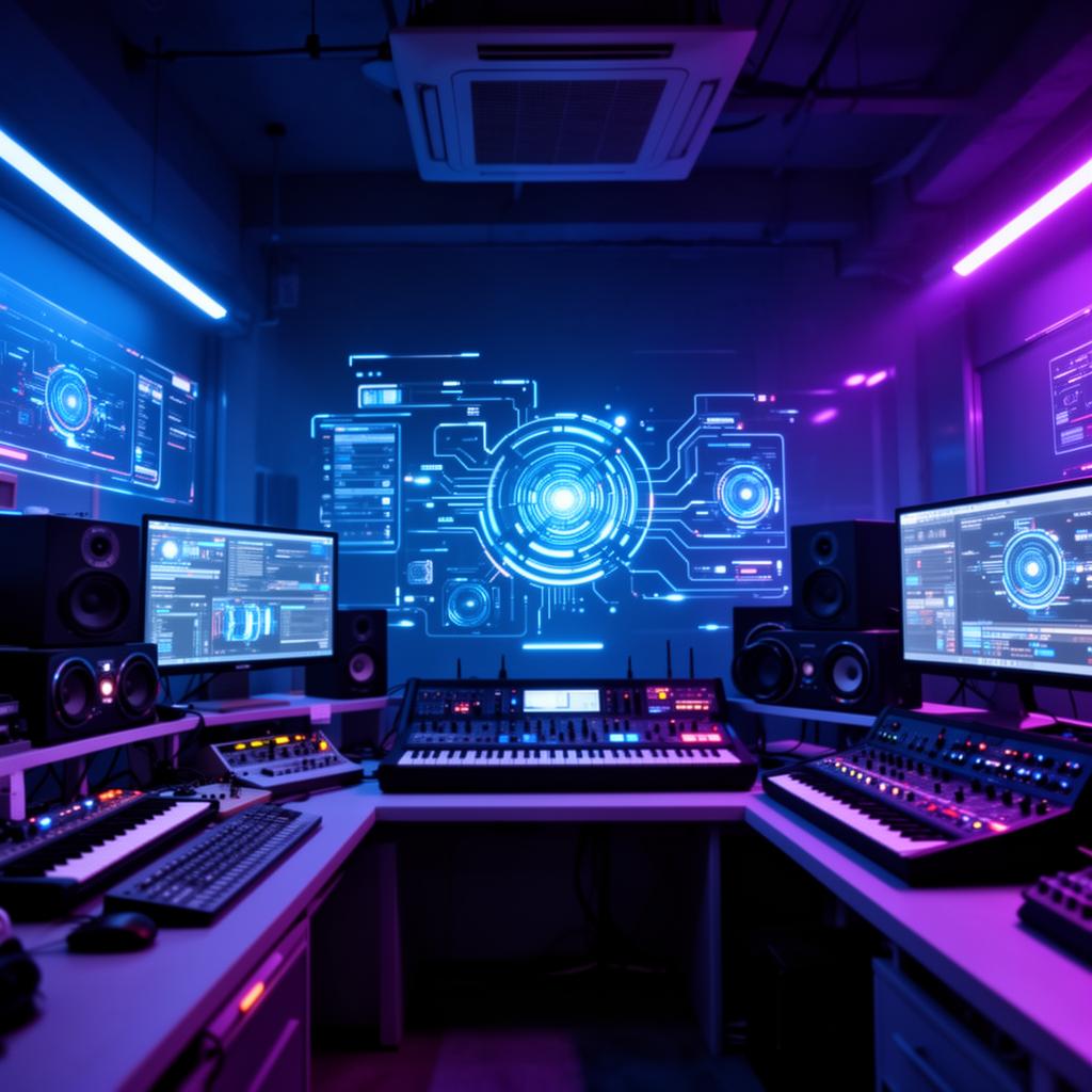 High-tech music innovation lab in Mumbai